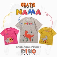 Co.Style Kids Dinosaur T-Shirt | Dino Clothes for Boys and Girls Ages 3-8 Years "CUSTOM NAME AVAILAB