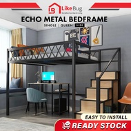 ⚡️LIKE BUG⚡️Pricorn Collection Loft Bed /Bunk Bed/ Metal Bed Frame / Katil Besi / Single Queen Loft bed frame