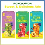 [NOKCHAWON] Sweet &amp; Delicious Ade Series, 15stiks  / Pomegranate &amp; Omija Ade, Citron &amp; Green Tea Ade, Earl grey &amp; Peach Ade