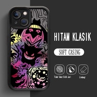 Y-8 Pokemon Gengar Silicone Casing for iphone 13 14 8 7 Pro Max Plus Case