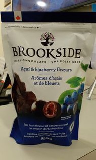 現貨 Brookside dark chocolate 巴西莓和藍莓 黑巧克力 850g exp.2024 may HKD149