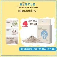 <SG SELLER> FUKUMARU Tofu Cat Litter / Cat Sand / Cat Litter / Bentonite / Cleaning Clump Tofu Litte