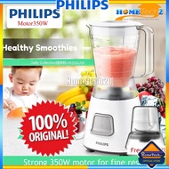 Philips Blender HR2056 (350W, white) 1.25L Plastic Jar With Mill