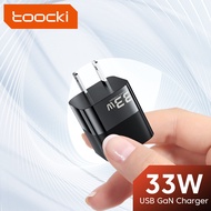 Toocki USB C Charger 33W GaN Type C PD 3.0 Fast Charging Compatible with iPhone 13 12 11 Max compatible with iPad Air 4 iPad 2021 Mini