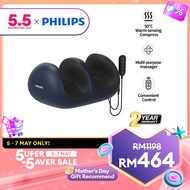 Mother's Day Gift Mother's Day Gift Philips Foot and Leg Massager 50℃ Warm-sensing Hot Compress Massage mesin urut kaki Electric Multi-purpose massager with Lanyard Controller