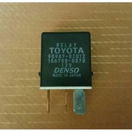 100% Original Toyota Lexus Lamp Relay Auto Relay Black Relay Denso 90987-02012 (4-Pin) 156700-0870 (