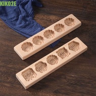 KIKO2E Decorating Tools 3D For Muffin Mooncake Cookie Biscuit Mould Press 5 Flower Environmental Mid