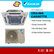 Daikin Air Conditioner (2.0HP-3.0HP) Inverter FCFC-A Series R32 Ceiling Cassette Air-Cond FCFC50A / FCFC60A / FCFC71A