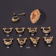 1 Piece 20Gauge Straight Barbell Helix Piercing Stud