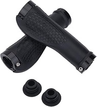 1Pair Bike Handle Grips - Replacement Bike Grips - Bicycle Anti Slip Handlebar Grips Cycling Bike Handle Cover Grip for Foldable Mountain Bicycle Tricycle(black)