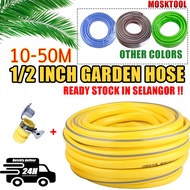 10M-50M 1/2 Inch Garden Hose Flexible Water Pipe Air PVC Garden Pipe 3-Layer Thick Explosion-proof