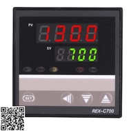 Đồng hồ nhiệt độ REX-C700 out relay kích thước 72x72 điện áp 220VAC điều chỉnh nhiệt độ đến 1300