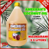 3.5 Liters Ameerah Pure Coconut Oil 1Gallon Organic Cooking Oil