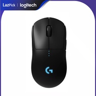 เมาส์สำหรับเล่นเกมส์ไร้สาย Logitech G PRO เซ็นเซอร์ HERO 25K 25,600 DPI,RGB,น้ำหนักเบาเป็นพิเศษ,4ถึง8ปุ่มตั้งโปรแกรมได้แบตเตอรี่อายุการใช้งานยาวนานออนเมมโมรี่บอร์ดที่สร้างขึ้นสำหรับ E-Sport ดำ One