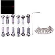 ☆☆6Pcs Adjustable Metal Linkage Pull Rod Front /Rear Servo Link for Wltoys A949 A959 A969 A979 K929 