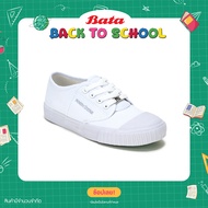 ฺBata บาจา by North Star รองเท้าผ้าใบพละนักเรียน แบบผูกเชือก วัยประถมศึกษาและมัธยมศึกษา สวมใส่ง่าย ส