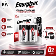 Energizer Max D Size 2pcs