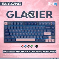 Skyloong GK75 Glacier Blue Pink Hotswap Mechanical Gaming Keyboard