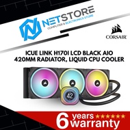 CORSAIR iCUE LINK H170i LCD AIO BLACK  420MM RADIATOR, LIQUID CPU COOLER - CW-9061009-WW