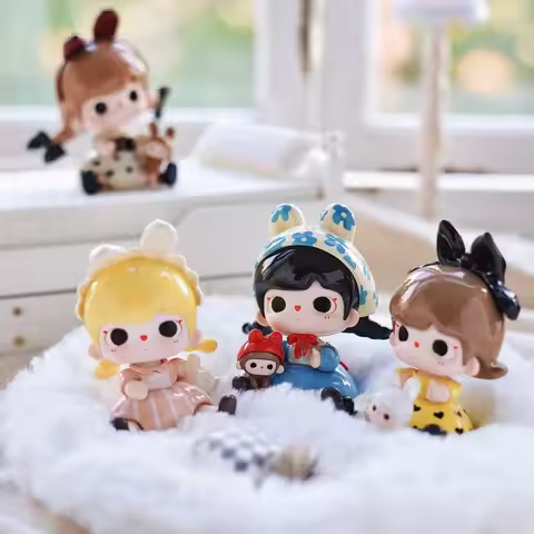 New Genuine Tutubear V1 Her & Her Little World Series Blind Box Cute Vintage Style Model Dolls Ornam
