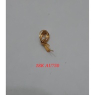 AU750 18K金扣头（可以扣小的吊坠）