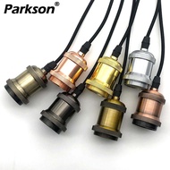 Vintage Retro Edison Lamp Pendant light E27 Socket Pendant lights Screw Bulb base Aluminum Light Ind