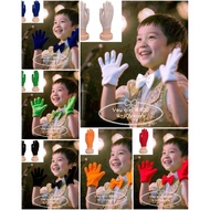 4-10Years SARUNG TANGAN Kanak-Kanak Party Gloves Kids Gloves spandex Gloves White spandex Gloves Chi