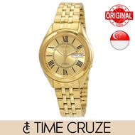 [Time Cruze] Seiko 5 SNKL38  Automatic 21 Jewels Gold Tone Stainless Steel Strap Gold Dial Men Watch SNKL38K SNKL38K1