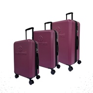 กระเป๋าเดินทางล้อลาก #กระเป๋าเดินทาง วัสดุ ABS+PC ขนาด20-24-28นิ้ว #ROB (BURGUNDY) มีตัวล็อค ขยายข้างได้