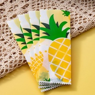 Taiwan Pineapple Tart Pouch Big Size 95-100 Pieces Per Pack Yellow Pattern Bag Box A Gift