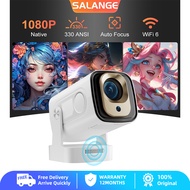 Salange HY260 PRO Android 11 4K Projector 1G 8G 200ANSI H713 Wifi6 BT5.4 Cinema Outdoor Portable 180