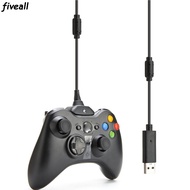 Fiveall USB Charger Play and Charge Cable Cord for Xbox 360 Wireless Controller