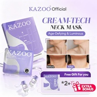 【KAZOO】5D Collagen Firming Neck Mask for Anti-Wrinkle Care Neck Lifting Reduce Neck Lines 5 Masks pe