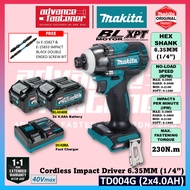 Makita TD004 / TD004GZ 40Vmax Cordless Impact Driver 6.35MM (1/4")