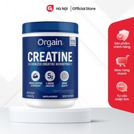Bột Creatine tăng cơ phục hồi cơ bắp Orgain Creatine Monohydrate Micronized creatine thuần chay khôn