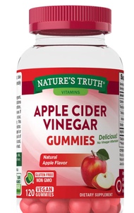 Organic Apple Cider Vinegar Gummies กัมมี่ ช่วยดูแลรูปร่าง เคี้ยว อร่อย ปริมาณ 120 เม็ด (ส่งฟรี)