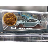 Malaysia Exclusive Model* Tarmac Works 1/64 Honda Civic Type R FK8 Sonic Grey