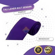 PURPLE ADULT TIE PURPLE SCHOOL SUPERVISOR NECK STRAP/ (PURPLE SCHOOL TIE) - TLI03