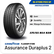 [INSTALLATION/ PICKUP] Goodyear 175/65R14 Assurance Duraplus 2 Tire (Worry Free Assurance) - Vios / Brio / Kia Picanto [E-Ticket]