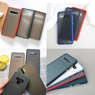 Samsung Note 10 Plus / Note 8 / Note 9 / S10 Plus / S20 Ultra / S8 Plus / S9 Plus Color Border Matte Case Shock-Resistant, camera Protection