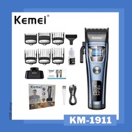 KEMEI Hair Clipper รุ่น KM-1911 ปัตตาเลี่ยนตัดแต่งผมและหนวดเครา แบบไร้สาย รอบหมุน 7500 rpm