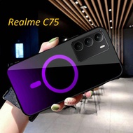 HP Glossy Glass Softcase For Realme C75 C71 New 2024 - Realme C75 C71 Phone Case - Realme C75 C71 Ph