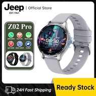 Jeep Z02 Pro Women Smart Watch Waterproof Fitness Tracker Blood Pressure Sleep Calls Reminder Social