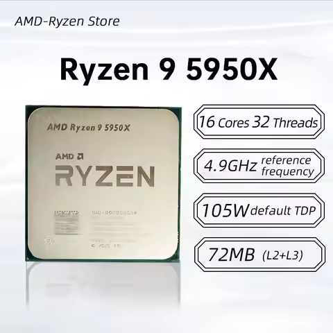 Amd R9 5950X Ryzen 9 5950X 16-Core 3.4 Ghz Socket Am4 105W