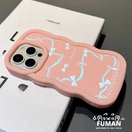 Cute Ribbon Bow 3D Wave Phone Case For itel Vision 3 2 2S 1 Plus S25 Ultra S23 S18 S17 P38 P37 Pro P