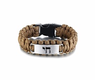 ForeverWill Handmade Hebrew Letter Chai Symbol of Life Braided Paracord Bracelet Jewish Religious Cu