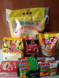 Paket Sembako Murah 2 - Beras, Minyak, Gula, Kopi, Teh, Mie