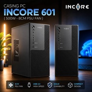 INCORE PC Office PSU 500W Micro ATX 601 604 Casing Including PSU - Medan Computer Wholesale - Comput