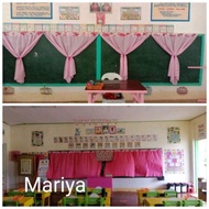 BRIGHT School BlackBoard / Window Curtains / Window curtain 15inches/ Blackboard curtain 1.5mx4ft