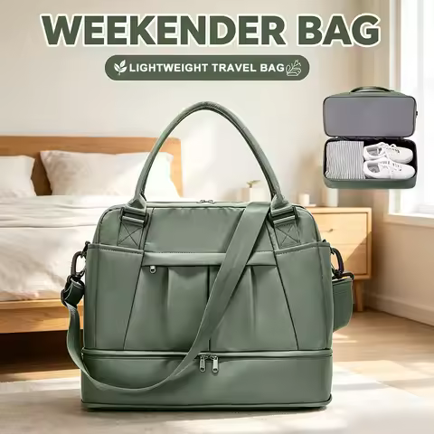 Ryanair Cabin Travel Bag 40X25X20 Women Men, Foldable Travel Duffel Luggage Bag, Lightweight Waterpr